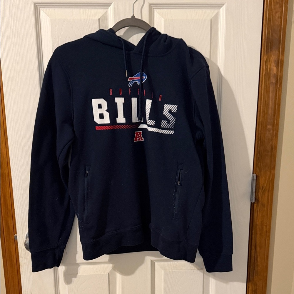 NFL Buffalo Bills Navy Pullover Hoodie with Team Graphics